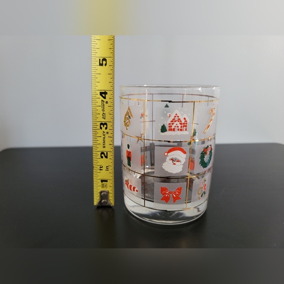 Culver Christmas Potpourri 12oz Double Old Fashioned Glass - Picture 8 of 9